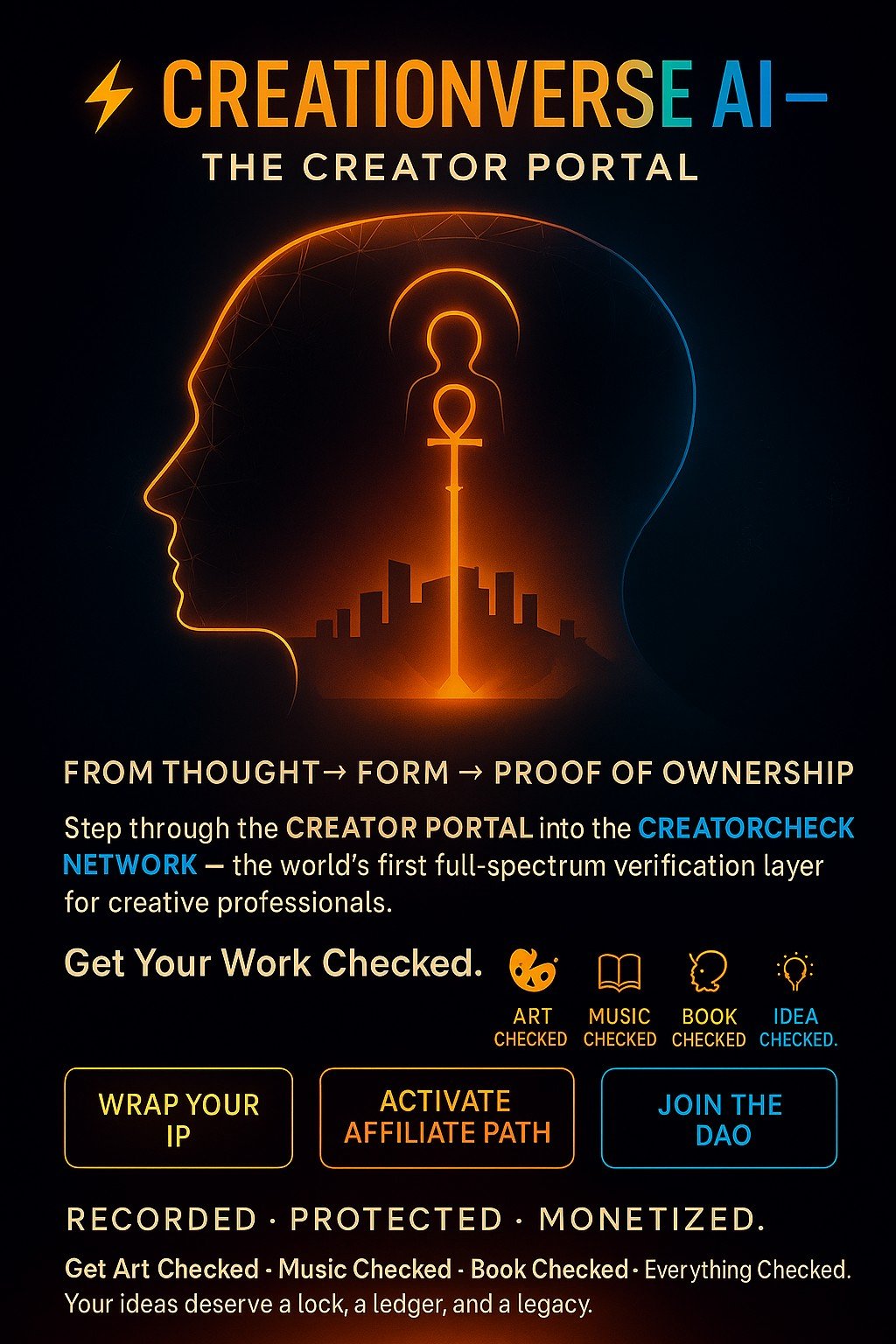 CreationVerseAI — The Creator Portal